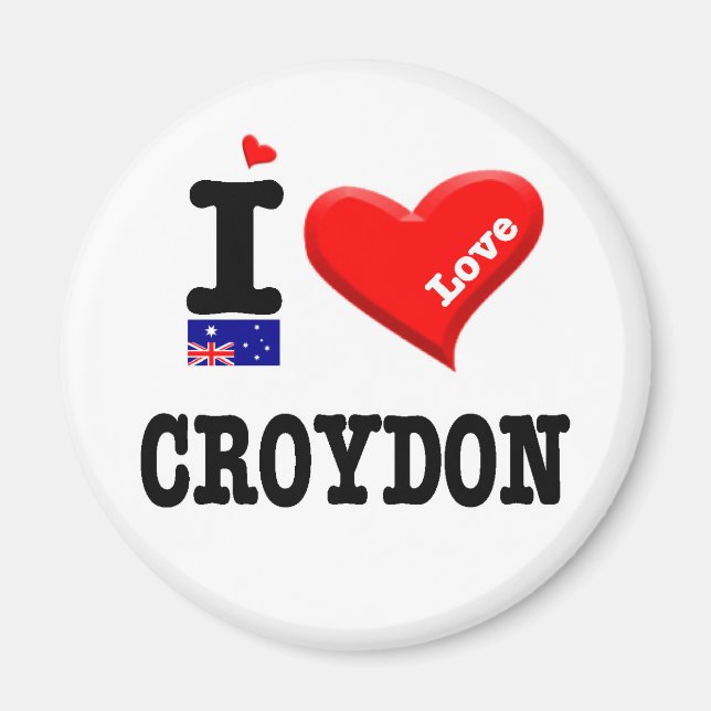 CROYDON - I Love Magnet (Front)