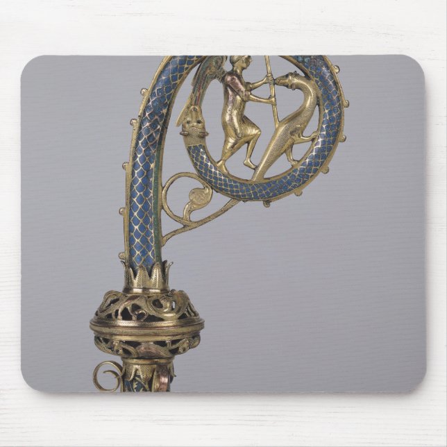Crozier depicting St. Michael Mouse Mat (Front)