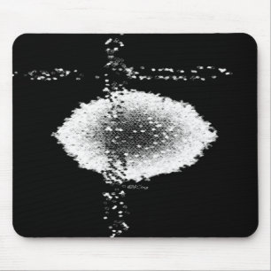 "Crozz Cruzified in Blk" Mouse Mat