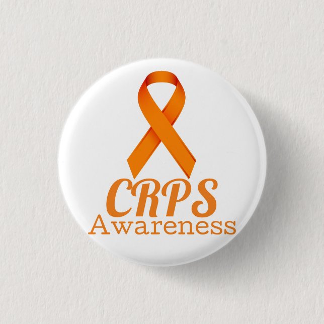 CRPS awareness 3 Cm Round Badge (Front)