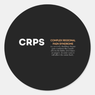 Crps Awareness - Complex Regional Pain Syndrome Classic Round Sticker