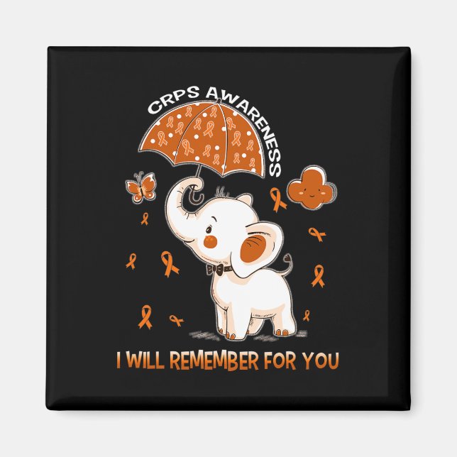 Crps Awareness Elephant 1  Magnet (Front)