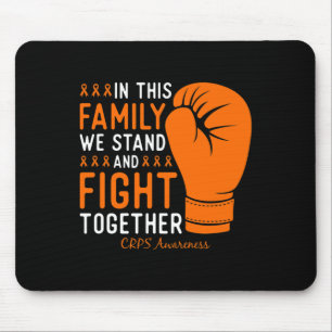 Crps Awareness Family Fight Support Boxing Glove Mouse Mat