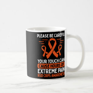 Crps Awareness Fighter Disease Rsd Warrior Orange Coffee Mug