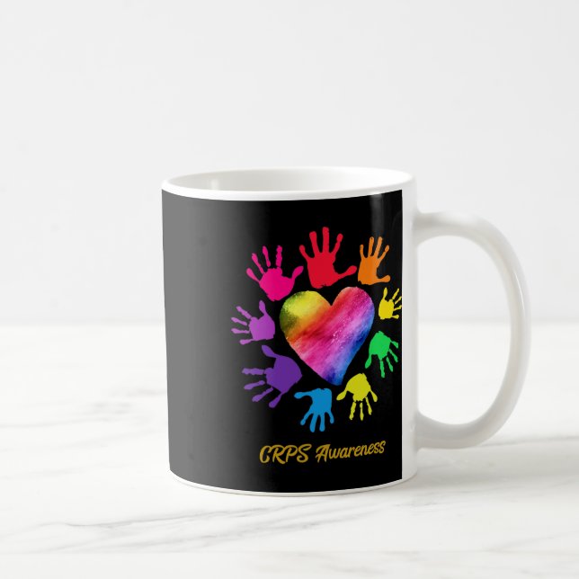 Crps Awareness Hands Crps Gift  Coffee Mug (Right)