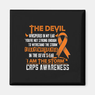 Crps Awareness I Am The Storm Devil Magnet