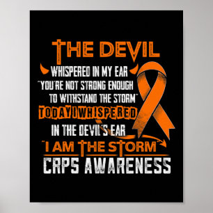 Crps Awareness I Am The Storm Devil  Poster