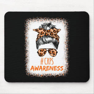 Crps Awareness Month Orange Ribbon Mouse Mat