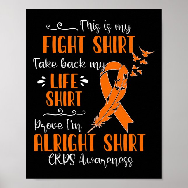 Crps Awareness My Fight  Poster (Front)