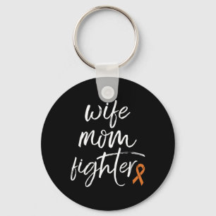 Crps Awareness Orange Ribbon Wife Mum Fighter Key Ring