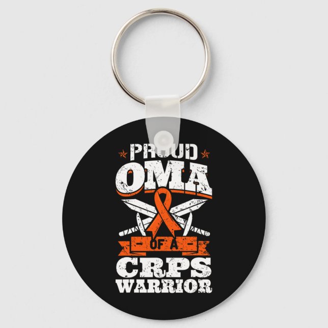 Crps Awareness Rsd Oma Apparel  Key Ring (Front)