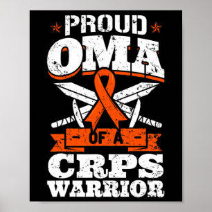 Crps Awareness Rsd Oma Apparel  Poster