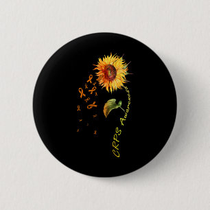 Crps Awareness Sunflower Tees 6 Cm Round Badge