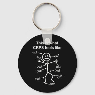 Crps Awareness - This Is What Crps Feels Like Key Ring