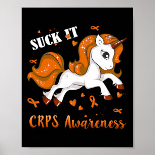 Crps Awareness Unicorn  Poster