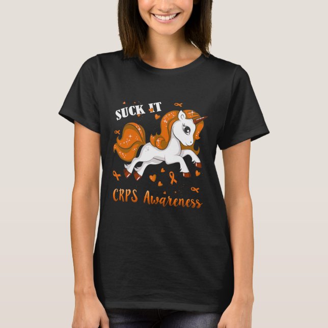 Crps Awareness Unicorn  T-Shirt (Front)
