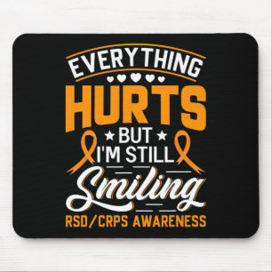 CRPS Complex Regional Pain Syndrome Awareness Nove Mouse Mat