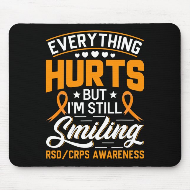 CRPS Complex Regional Pain Syndrome Awareness Nove Mouse Mat (Front)