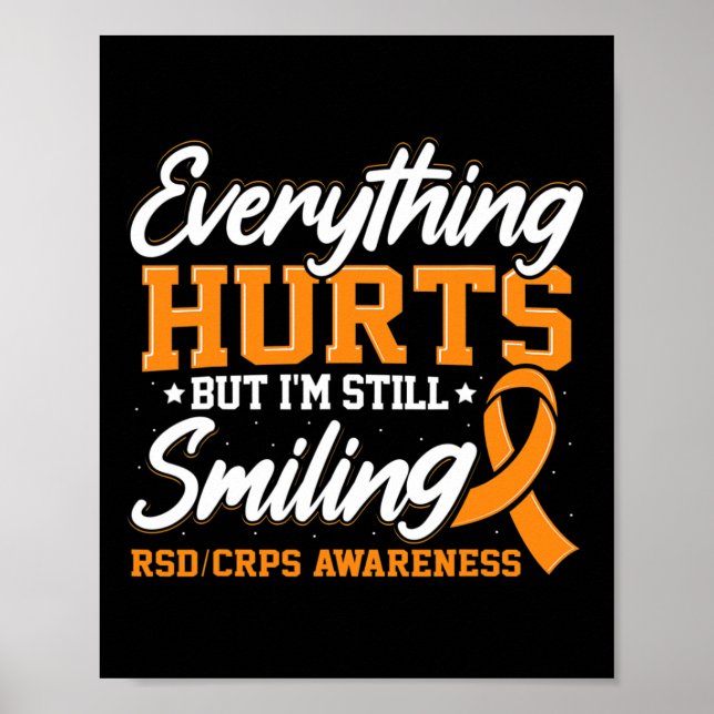 Crps Complex Regional Pain Syndrome Awareness Nove Poster (Front)