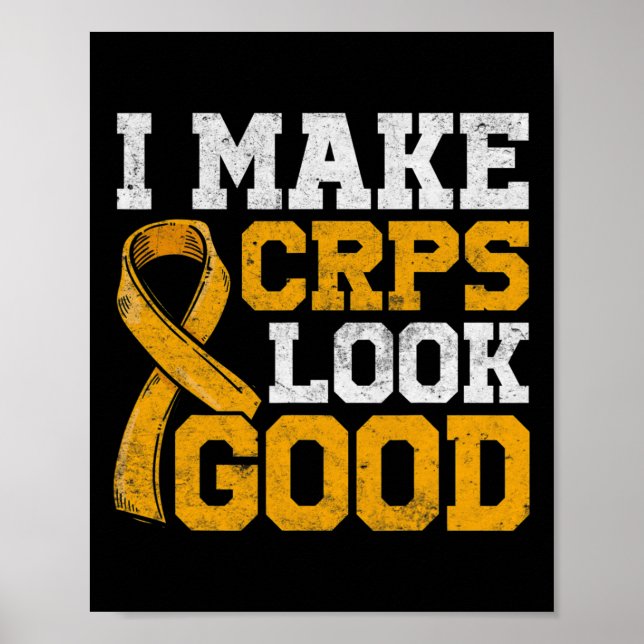 CRPS Complex Regional Pain Syndrome Awareness Nove Poster (Front)