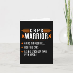 CRPS Warrior Awareness To Do List  Card