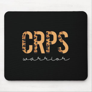 Crps Warrior Leopard Crps Awareness For Man Woman Mouse Mat
