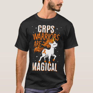 Crps Warrior Magical Unicorn Orange Ribbon Causalg T-Shirt