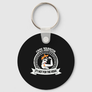 CRPS Warrior  Not For The Weak Orange Ribbon Aware Key Ring