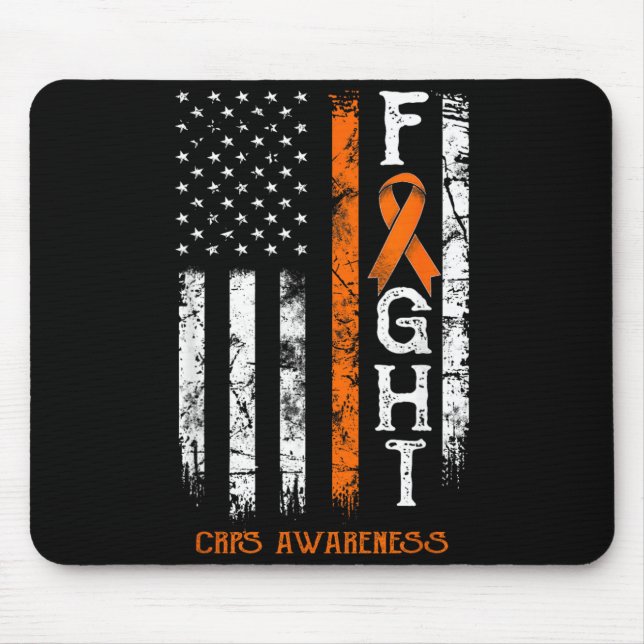 Crps Warrior Us Flag Mouse Mat (Front)