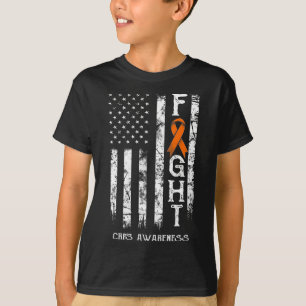 Crps Warrior Us Flag Rsd Crps Awareness T-Shirt