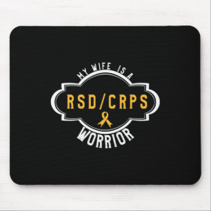 Crpsrsd Awareness Orange Ribbon Tee Gift For Wife Mouse Mat