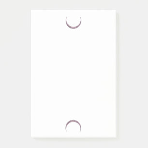 Crsecent Moon Post-It Notes