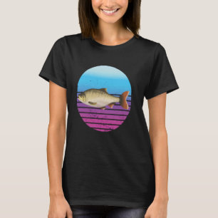 Crucian carp realistic fish aquatic life nature ar T-Shirt
