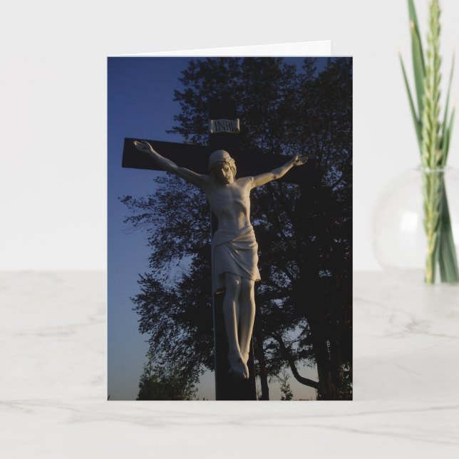 "Crucified" Easter Card (Front)