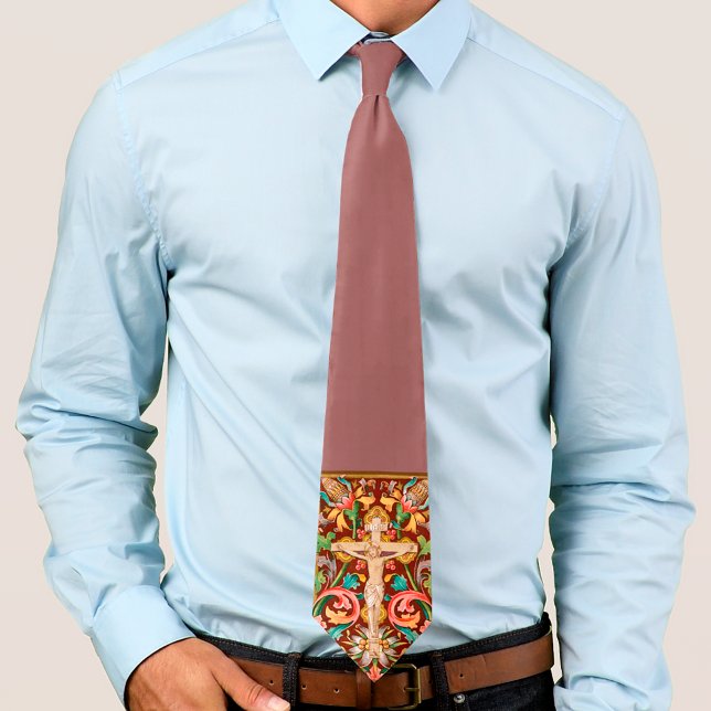 Crucified Jesus Lenten Tie (Creator Uploaded)
