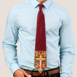 Crucified Jesus Lenten Tie