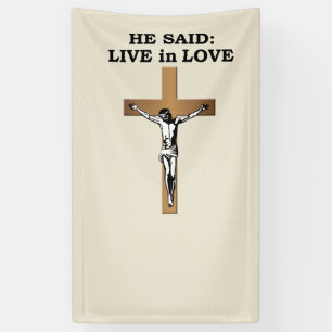 Crucifix Banner