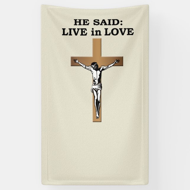 Crucifix Banner (Vertical)