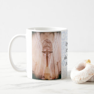 Crucifix behind the altar of the Batalha Monastery Coffee Mug