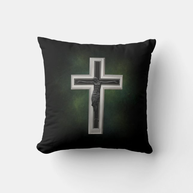 Crucifix Cushion (Front)