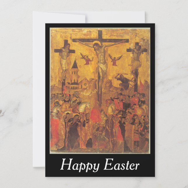 crucifix easter holiday card (Front)