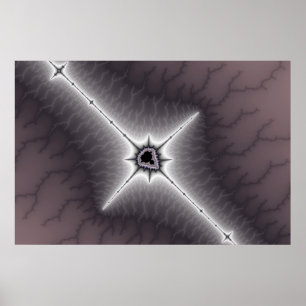 Crucifix - Fractal Poster