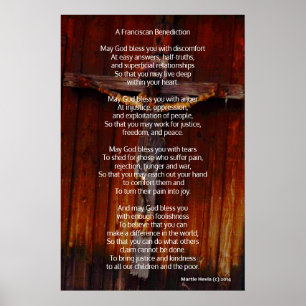 Crucifix - Franciscan Benediction Poster