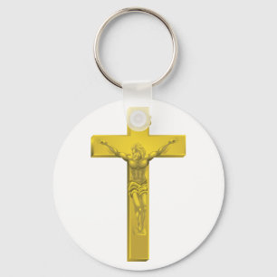 Crucifix Keychain