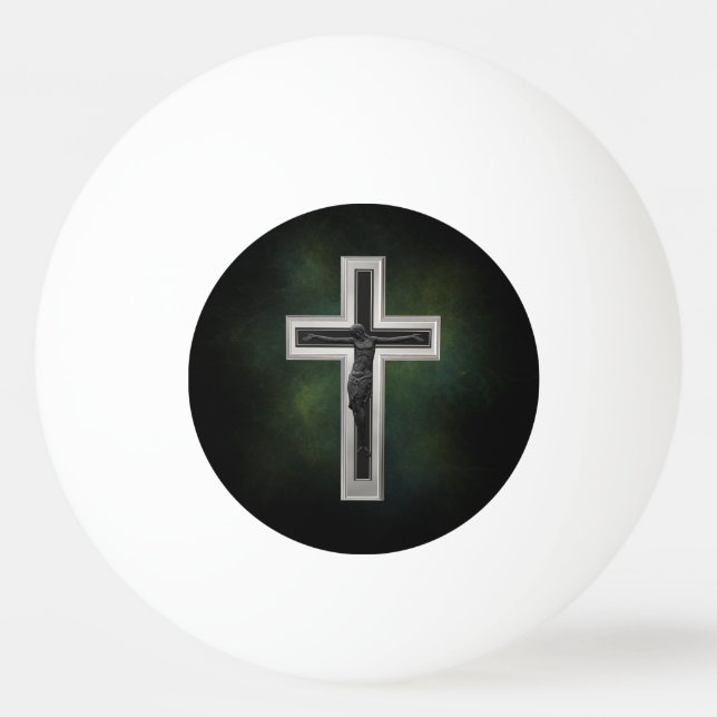 Crucifix Ping Pong Ball (Back)