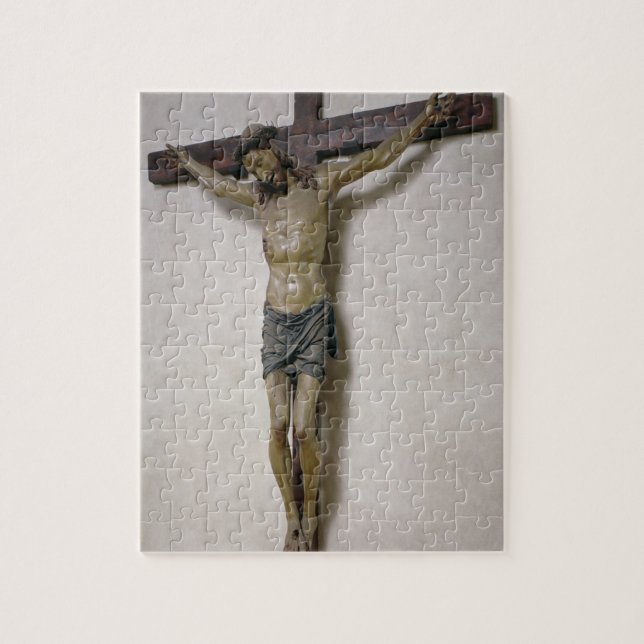 Crucifix (polychrome wood) jigsaw puzzle (Vertical)