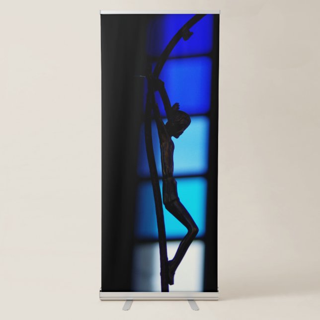 Crucifix Retractable Banner (Front)