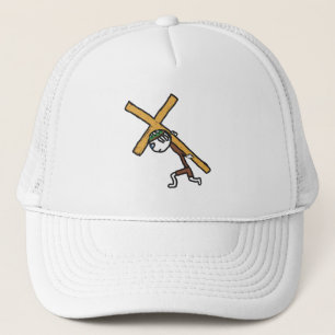 Crucifix Trucker Hat