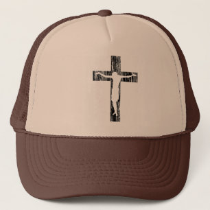 CRUCIFIX TRUCKER HAT
