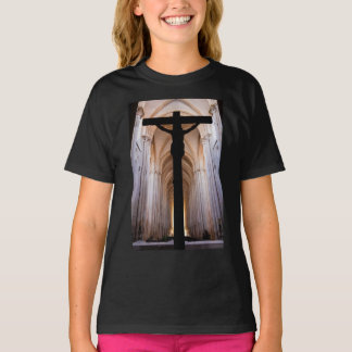 Crucifix with Jesus Christ. Gothic Alcobaca Abbey T-Shirt